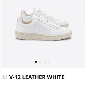 NEW Veja V-12 White Sneakers Size 36